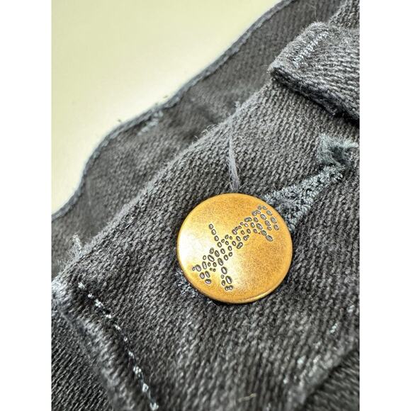 NWT Wrangler Womens Cowboy Cut Jeans 7x34 Black 14MWZ Natural Rise Slim Tapered - Picture 9 of 12